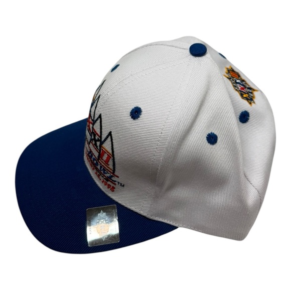 Vintage Logo 7 Super Bowl XXXII Snapback Hat Broncos vs Packers NWOT